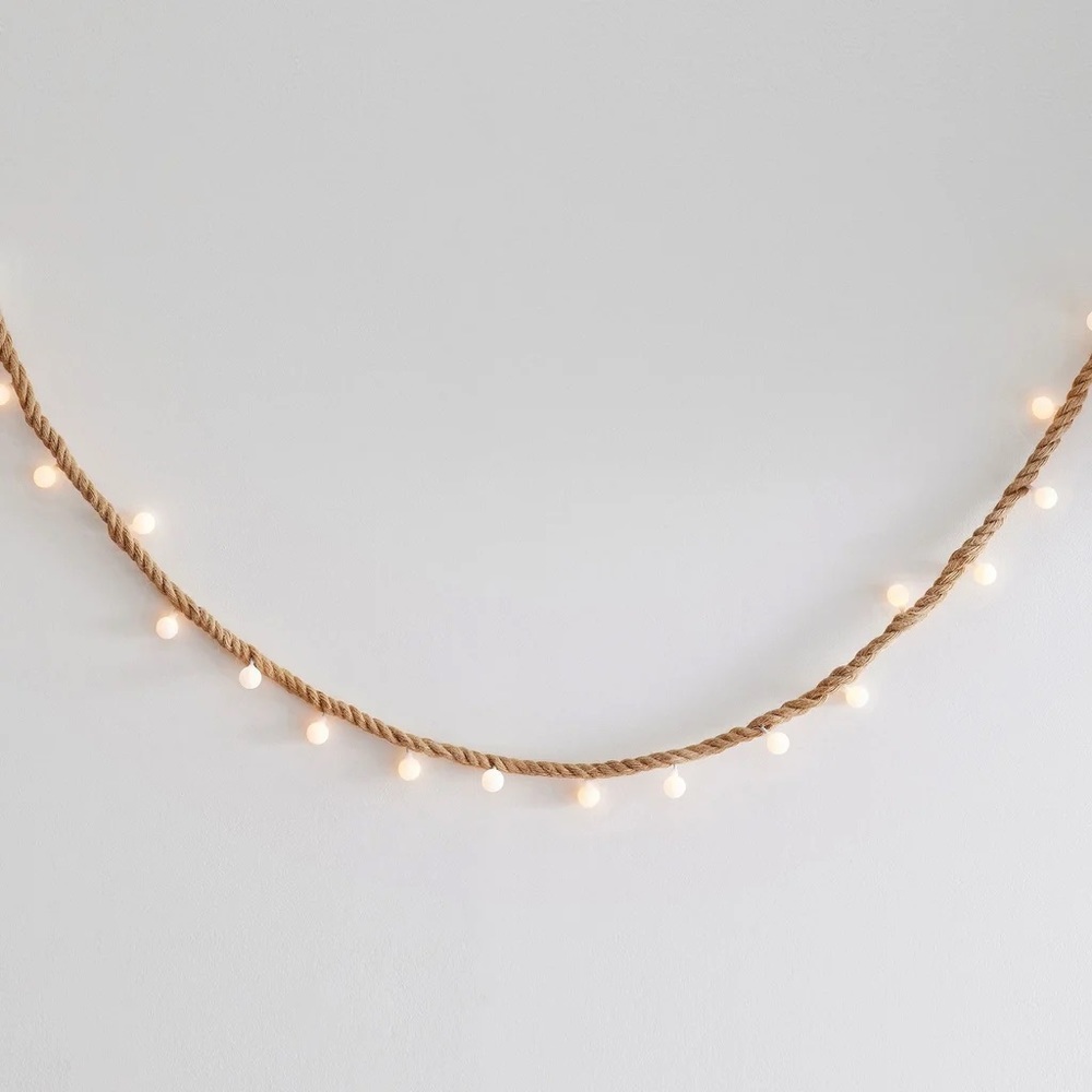 Pottery Barn Rope String Lights - Picture 2 of 6